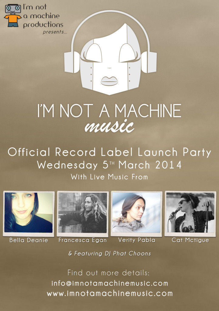 I'm not a machine music live launch